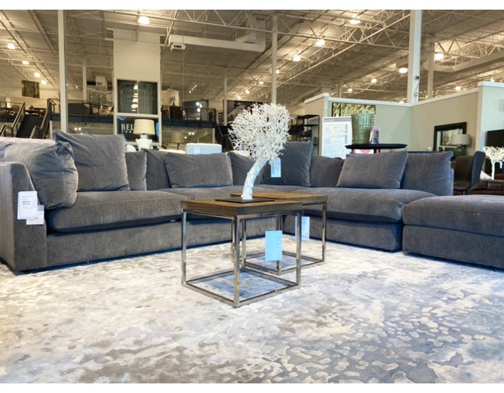 Oversized sectional online with ottoman